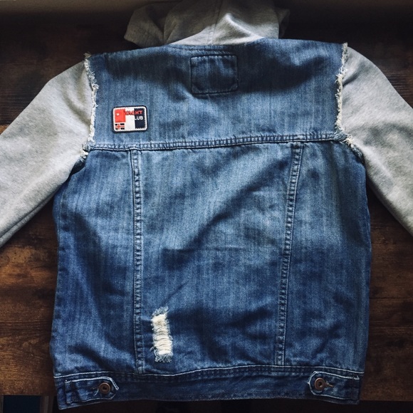 Forever 21 Denim Sweater Jacket - Picture 3 of 7